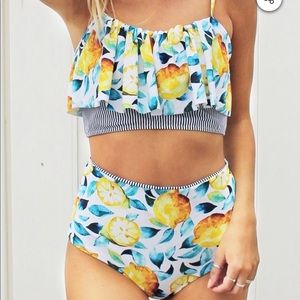 NWT CupShe High Waist Bikini